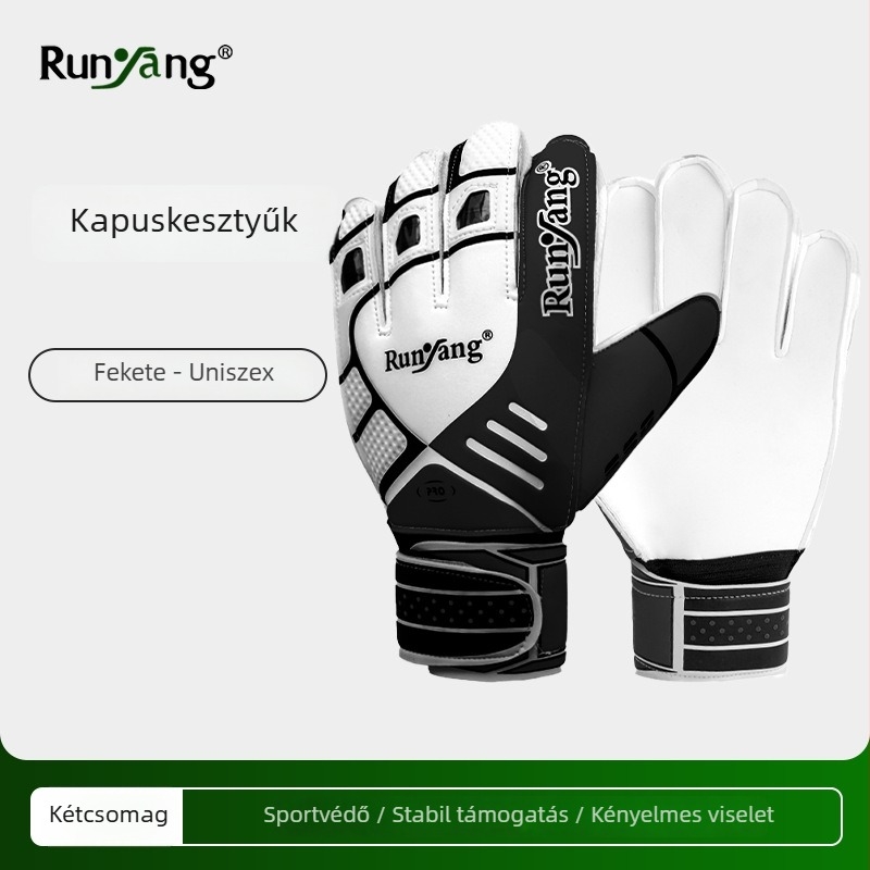 Futball kapus kesztyű, szivacslatex anyag, uniszex, edzéshez, Moisturize márka, testreszabás elérhető