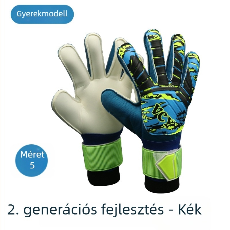 MAICCA Ifjúsági kapus kesztyűk – latex, ujjvédő, uniszex futballhoz