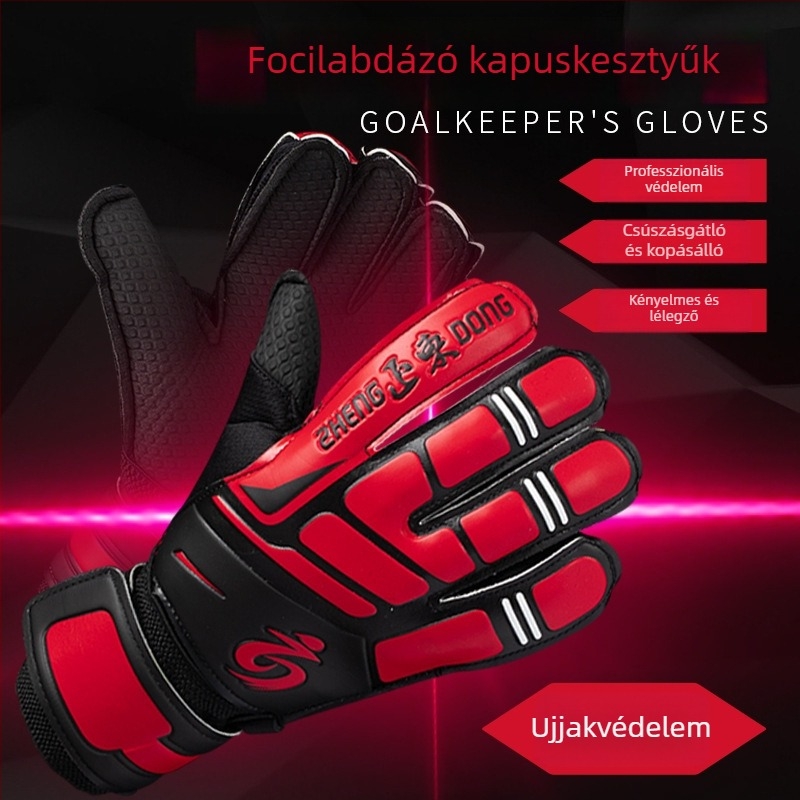 Kapus kesztyűk 618 – Zhengdong, unisex, ujjvédelem, lélegző, kopásálló, csúszásmentes, labdarúgáshoz