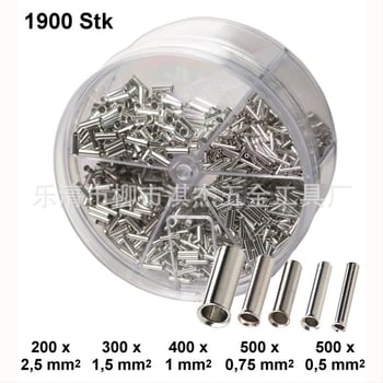 Bare tube terminál, rézötvözet, 150 g, általános célú