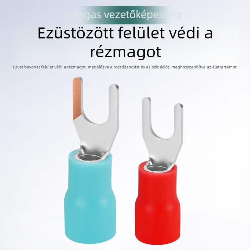 SV1.25-3 Hideg préselt terminál blokk, villás típusú, réz, U-formájú Plug-In huzalterminál