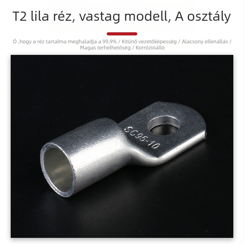 Crimp terminál SC sorozat Phoenix, réz vezeték terminál, alkalmazási tartomány 1–300