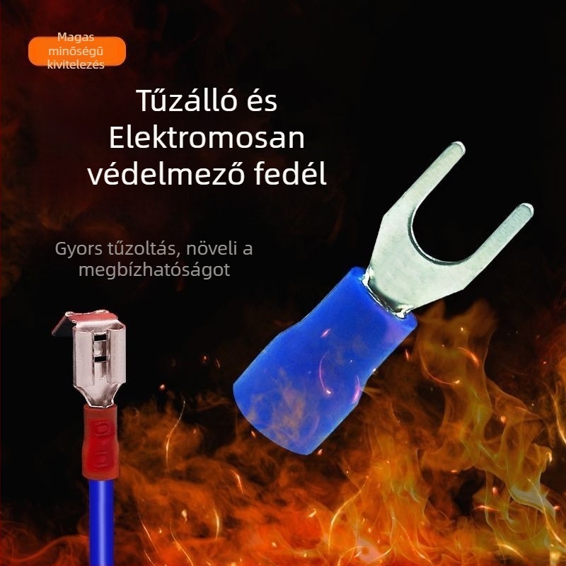 Fanlian Dobozos terminálblokk készlet — 350 terminál blokk és 328 hőszigetítő cső, összesen 678 darab