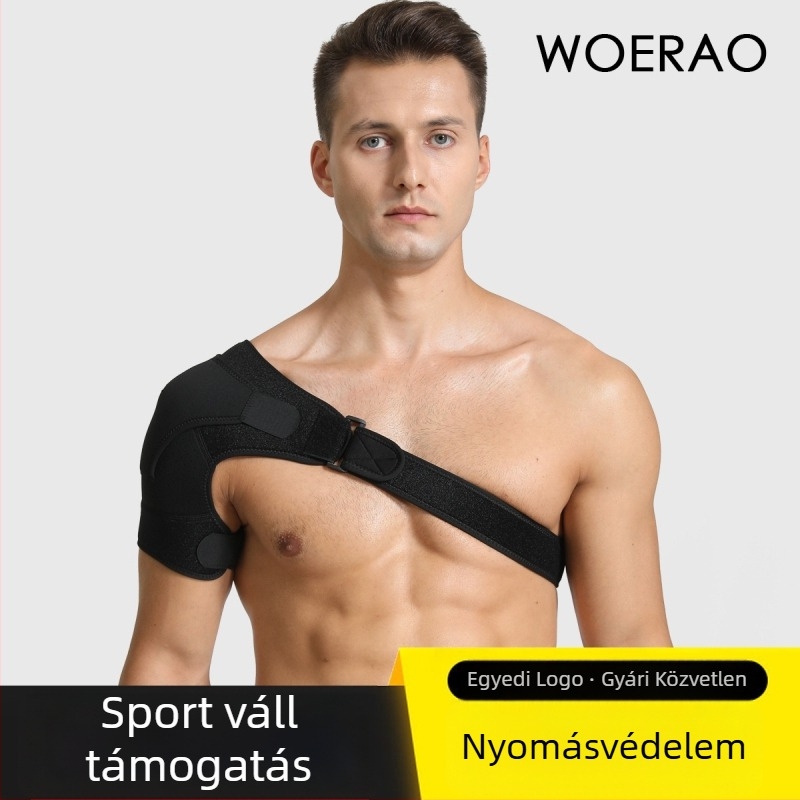 Vállvédő állítható pánttal, spandex anyagból, rugbyhez, felnőtteknek (Anyag: Spandex; Alkalmazott sport: Rugby; Célcsoport: Felnőttek; Márka: bkln)