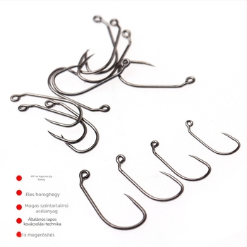 Csúcs nélküli légyhorgok fly fishinghez, 1000 darab a dobozban, patakhoz