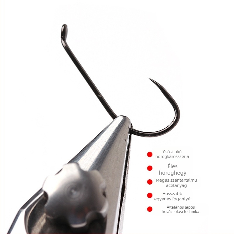 Csúcs nélküli légyhorgok fly fishinghez, 1000 darab a dobozban, patakhoz