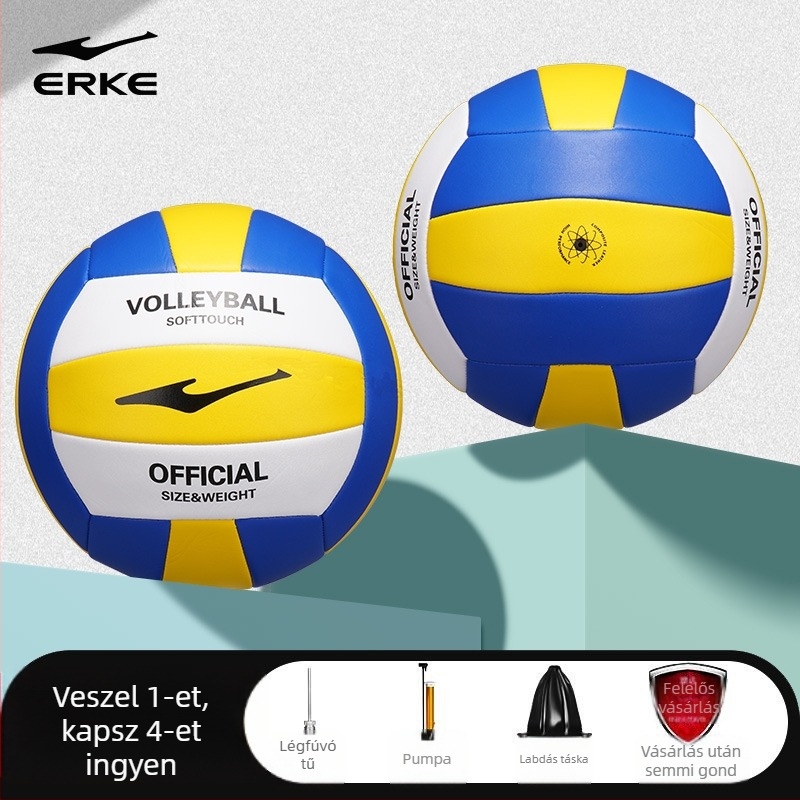 Röplabda beltéri edzéslabda, PVC anyagból, gépi varrással, gyermekek számára