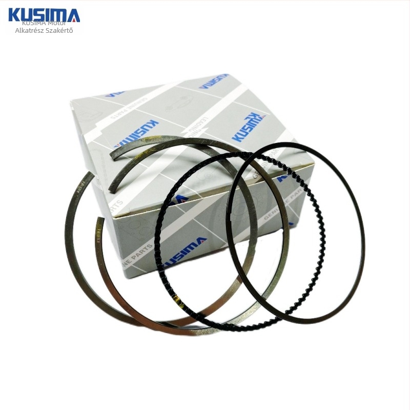 Dugattyúgyűrűk Mercedes-Benz M272 2.5L benzinmotorhoz — Ötvözött acél, 3 gyűrű, Kombinált típus, hordó alakú keresztmetszet (Mercedes-Benz M272 2.5L benzinmotor)