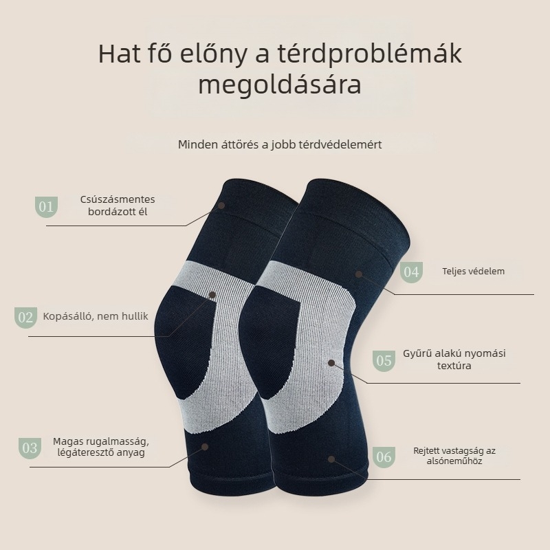 Kerékpározáshoz való térdmelegítők - Poliészter anyag, Térdvédő, Sportos stílus, Univerzális illeszkedés