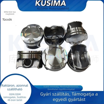 Dugattyúgyűrű, 82 mm belső átmérő, 3 hornyával, alumíniumötvözet, hordó alakú keresztmetszet, BMW B58 3.0L motorhoz