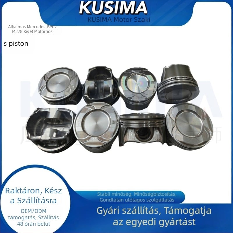 Pisontűrgyűrű A2780300100 Benz M278 benzinmotorhoz, 3 hornyák, Kombinált gyűrű (Combination Ring), Barrel Face Ring, Alumíniumötvözet