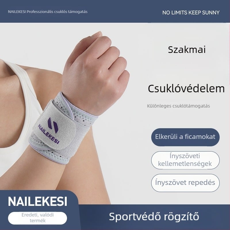 Relix Kompressziós csuklóvéd felnőtteknek – Mercerized anyag, SBR, nylon, spandex; alkalmas fitneszre és sportokra (kosárlabda, röplabda, asztalitenisz, badminton)