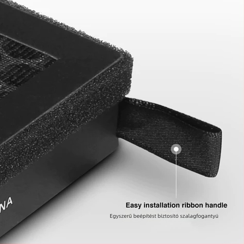 Tesla Model 3/Y autóklíma szűrő, HEPA aktív szénnel, kompozit szűrő (Márka: Berland; Eredet: Dongguan; Alkalmazható modellek: Tesla; Modell: Alkalmas Model Y szűrő)