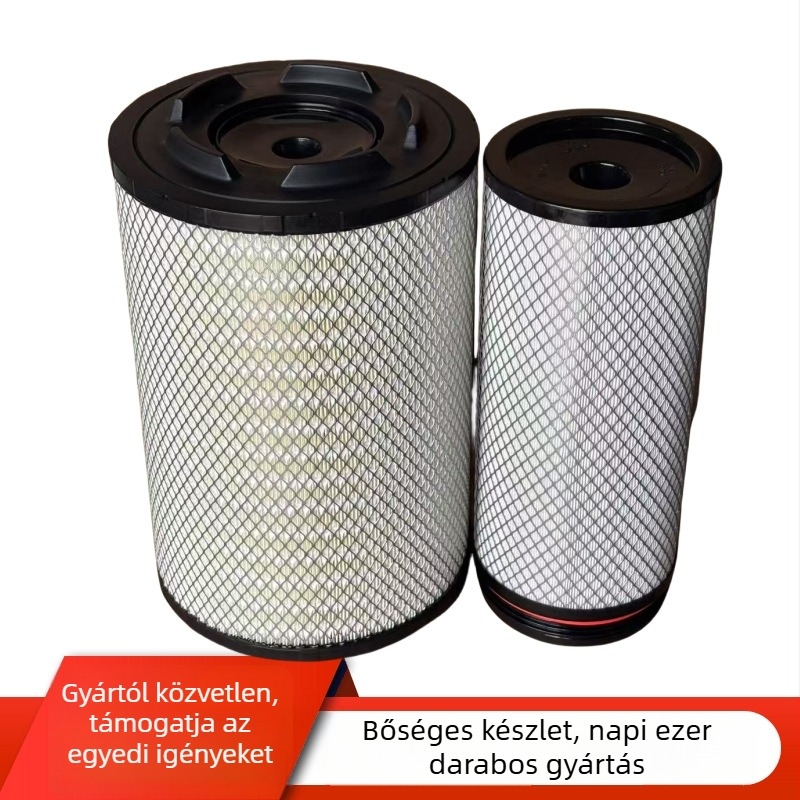 Légszűrő elem K2841 PU2841 nehéz tehergépkocsikhoz, nanofiltráció, közvetlen felszerelés