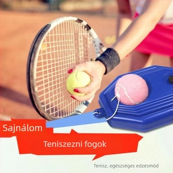 Tenisz edző egyéni gyakorláshoz vonalhoz rögzített visszacsapó rendszerrel – gumi anyag, univerzális specifikációk, Tianxu márka