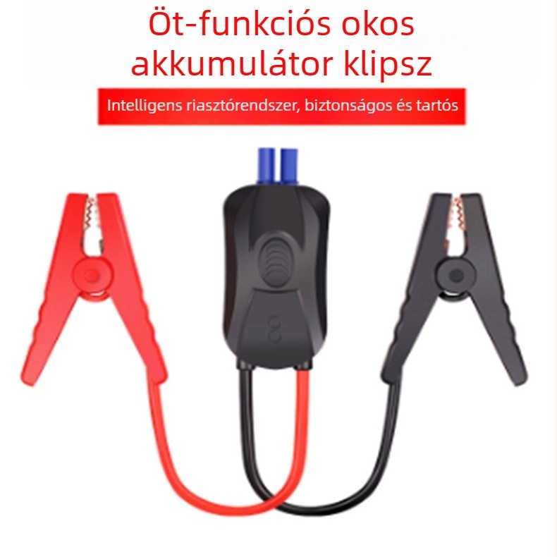 Autó vészindító csipesz intelligens csipesz, tiszta rézmaggal, IP45, 200 g, 45°-os szög