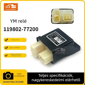 Exkavátor alkatrészek, kompatibilisek a YANMAR biztonsági reléjével és indító reléjével, alkatrész 119802-77200, modellek R60 és DH6, márka JGS