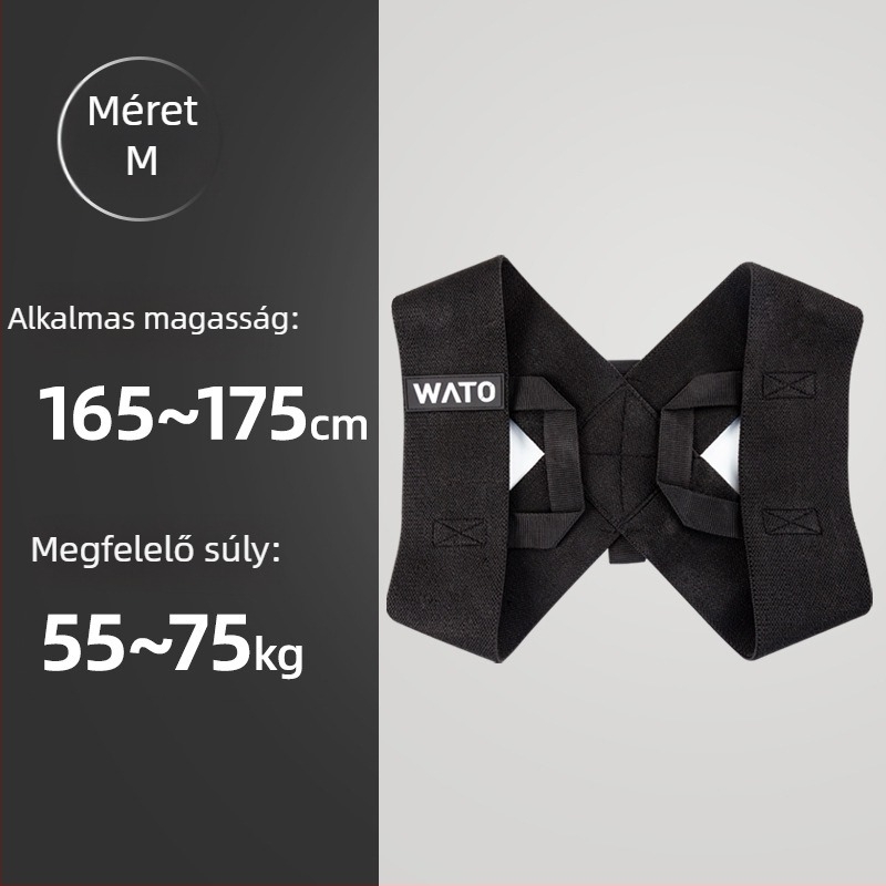 WATO Jóga nyújtókötél, poliészter-pamut anyag, mintázat W-558, hát- és vállgyakorlatokhoz