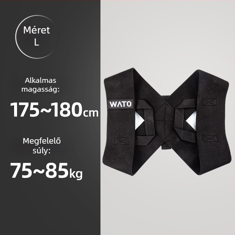 WATO Jóga nyújtókötél, poliészter-pamut anyag, mintázat W-558, hát- és vállgyakorlatokhoz