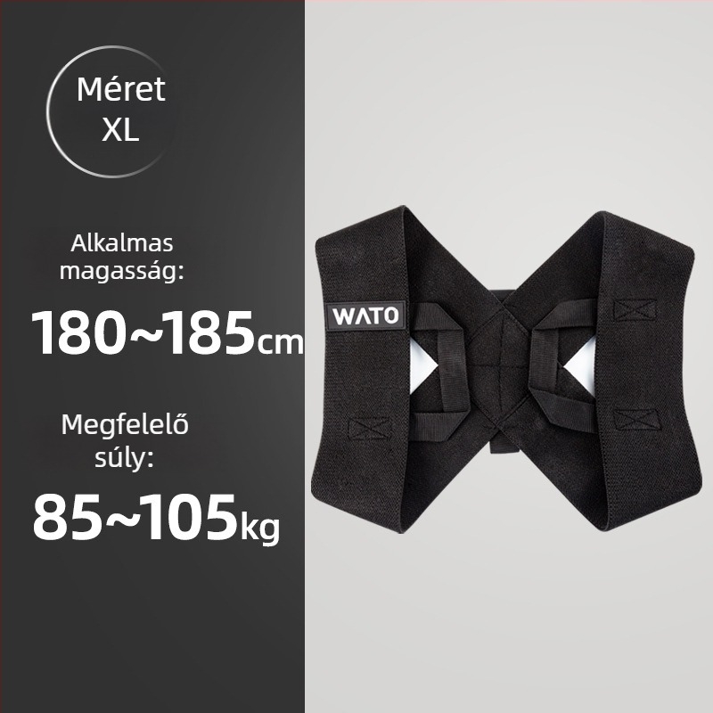 WATO Jóga nyújtókötél, poliészter-pamut anyag, mintázat W-558, hát- és vállgyakorlatokhoz