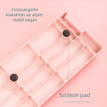 Deli kézi papírvágó, modell 14251, 4 lap kapacitás, kézzel készített, kétirányú, dupla oldalú vágófej