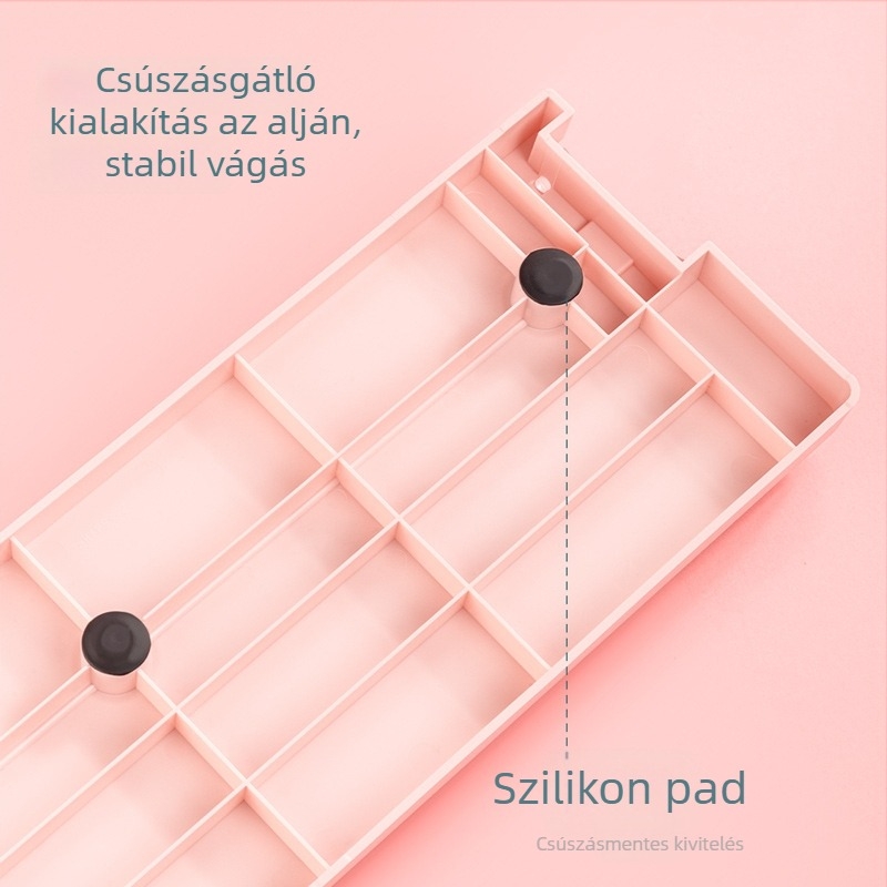 Deli kézi papírvágó, modell 14251, 4 lap kapacitás, kézzel készített, kétirányú, dupla oldalú vágófej