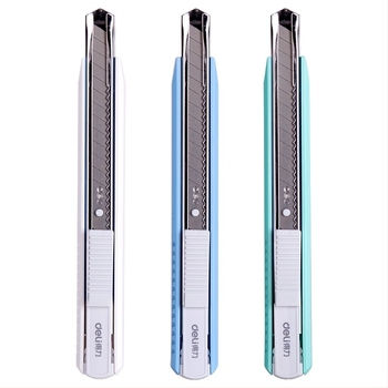 Deli 2086 Művészeti kés – ABS, penge 0,4×9×80 mm, tömeg 0,07 kg
