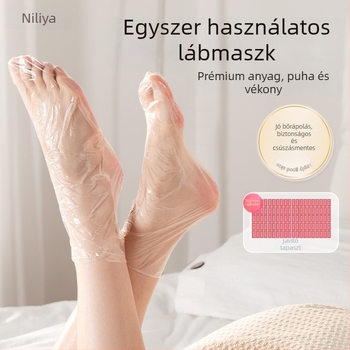 Niliya egyszer használatos kéz- és lábmaszk készlet, lábmaszk/patch, frissesség megőrző fólia, nőknek