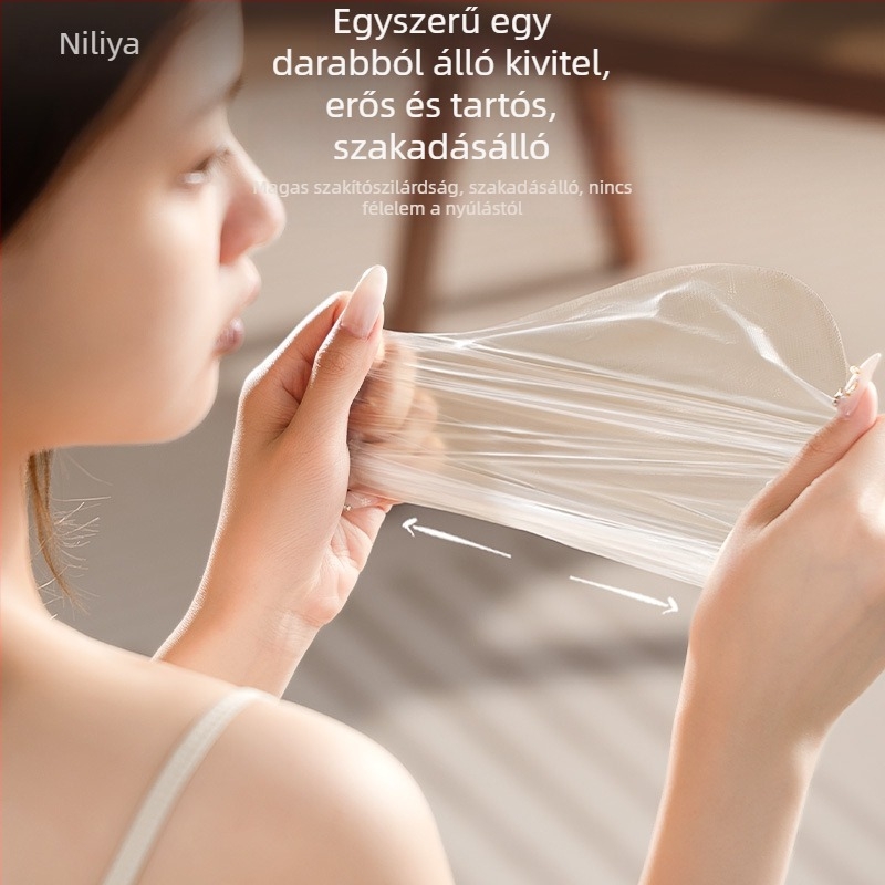 Niliya egyszer használatos kéz- és lábmaszk készlet, lábmaszk/patch, frissesség megőrző fólia, nőknek