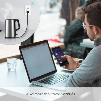 WiFi-vel ellátott okos brazil szabványú falba épített konnektor USB-C és USB 5V2A