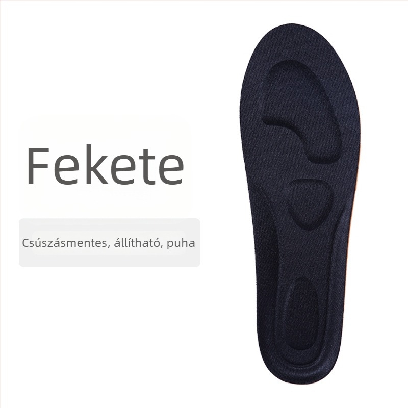 Csillapító hatású, légáteresztő talpbetét, nedvszívó, masszázs funkcióval, vastag, puha talp