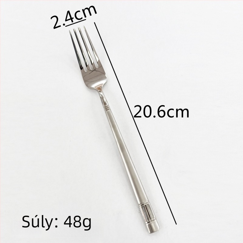 Rozsdamentes acél kanál, modern minimalist design, tükrös felület, testreszabás elérhető