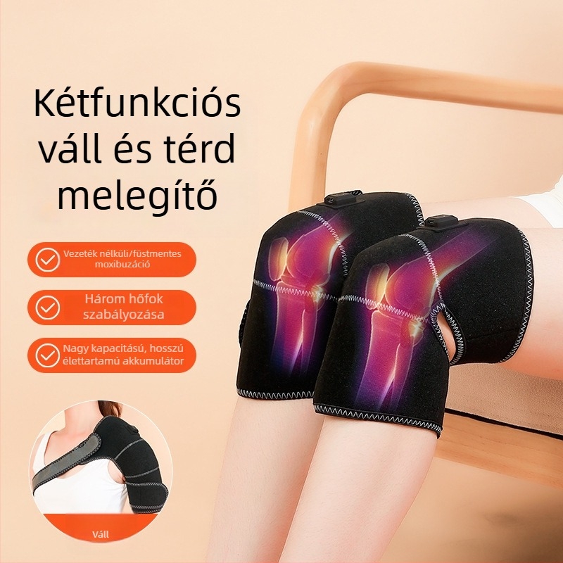 Jessicaqi márkájú USB elektromos fűtő párna vállak és térdek számára (6V, 5W, 40-43°C, vezeték nélküli vezérlés, CE)