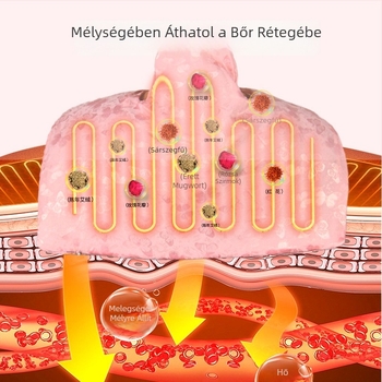 Aiyuantang Váll–Nyak sómelegítő párna elektromos fűtéssel – 60W, 220V, 30–50°C, selyem-szatin anyag, 0.5 kg, 9-s fokozatú hőmérséklet-vezérlés