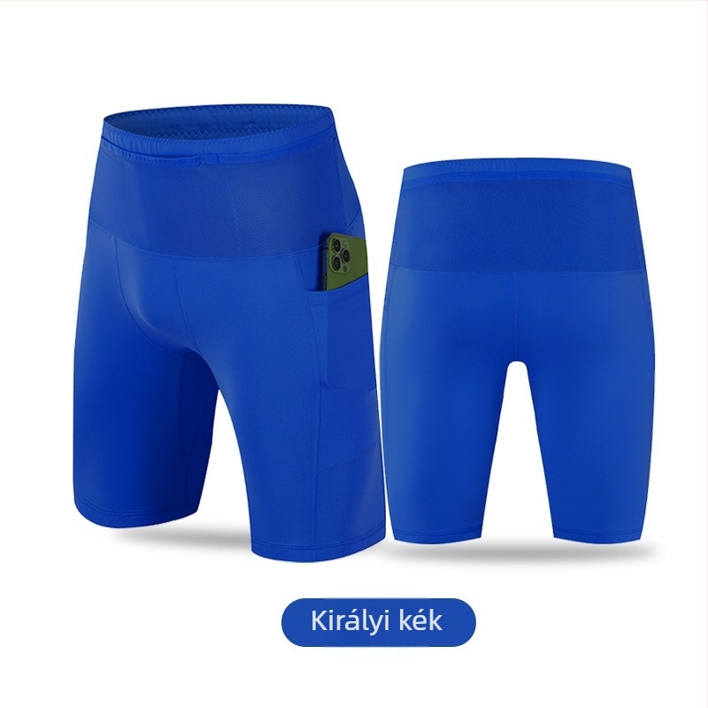 Férfiaknak szánt slim-fit rövidnadrág, lélegző Nylon/Spandex anyaggal (76/24), nyárra