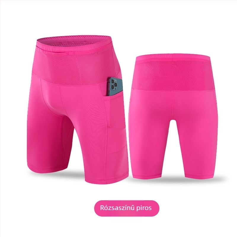 Férfiaknak szánt slim-fit rövidnadrág, lélegző Nylon/Spandex anyaggal (76/24), nyárra