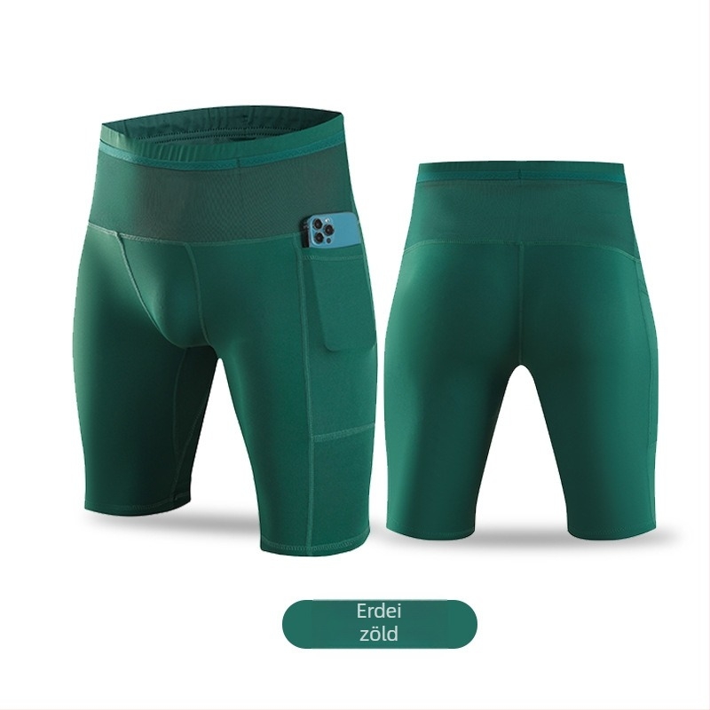 Férfiaknak szánt slim-fit rövidnadrág, lélegző Nylon/Spandex anyaggal (76/24), nyárra
