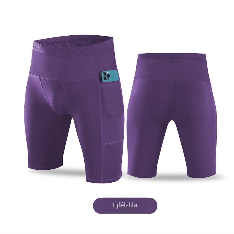 Férfiaknak szánt slim-fit rövidnadrág, lélegző Nylon/Spandex anyaggal (76/24), nyárra