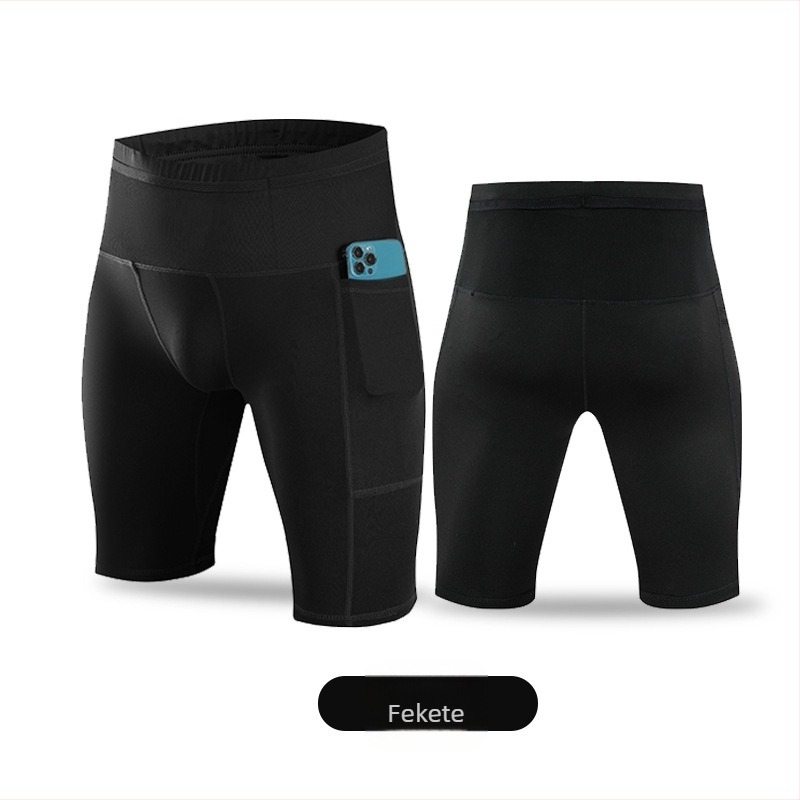 Férfiaknak szánt slim-fit rövidnadrág, lélegző Nylon/Spandex anyaggal (76/24), nyárra
