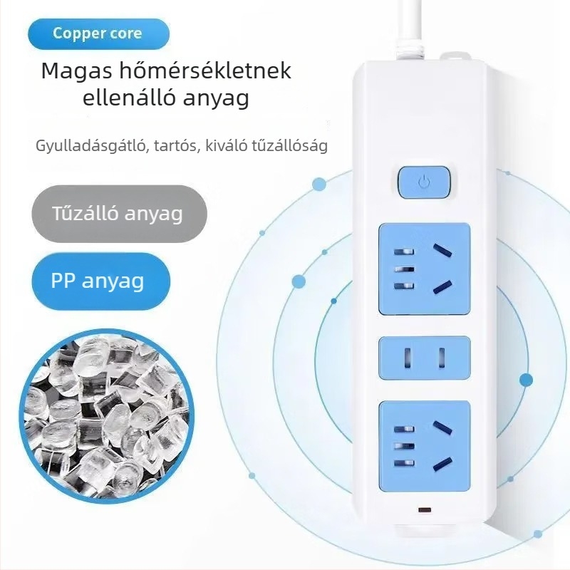 12-aljzatos hosszabbító, 10A, 250V, Nemzeti szabvány