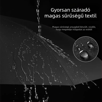 Udas 3 részes összecsukható esernyő 8 bordával, automatikus nyitás, acél tengellyel, UPF>50