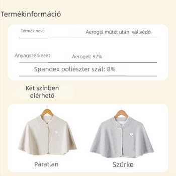 Postpartum női sál a vállak és nyak melegítésére - Aerogel anyag, warp knitting, Leisure wind, közepes hosszúság