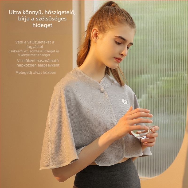Postpartum női sál a vállak és nyak melegítésére - Aerogel anyag, warp knitting, Leisure wind, közepes hosszúság