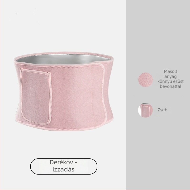 Deréktáji izzadásöv edzéshez – univerzális használat, jógahoz, derékvédő, poliészter rost