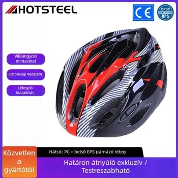 Hegyi kerékpáros sisak, uniszex, EPS+PC, Star road, felnőtteknek