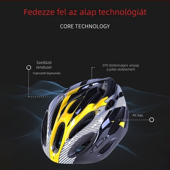 Hegyi kerékpáros sisak, uniszex, EPS+PC, Star road, felnőtteknek