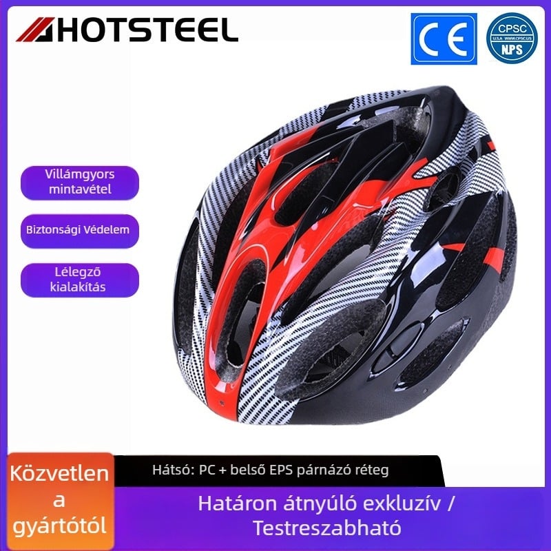 Hegyi kerékpáros sisak, uniszex, EPS+PC, Star road, felnőtteknek