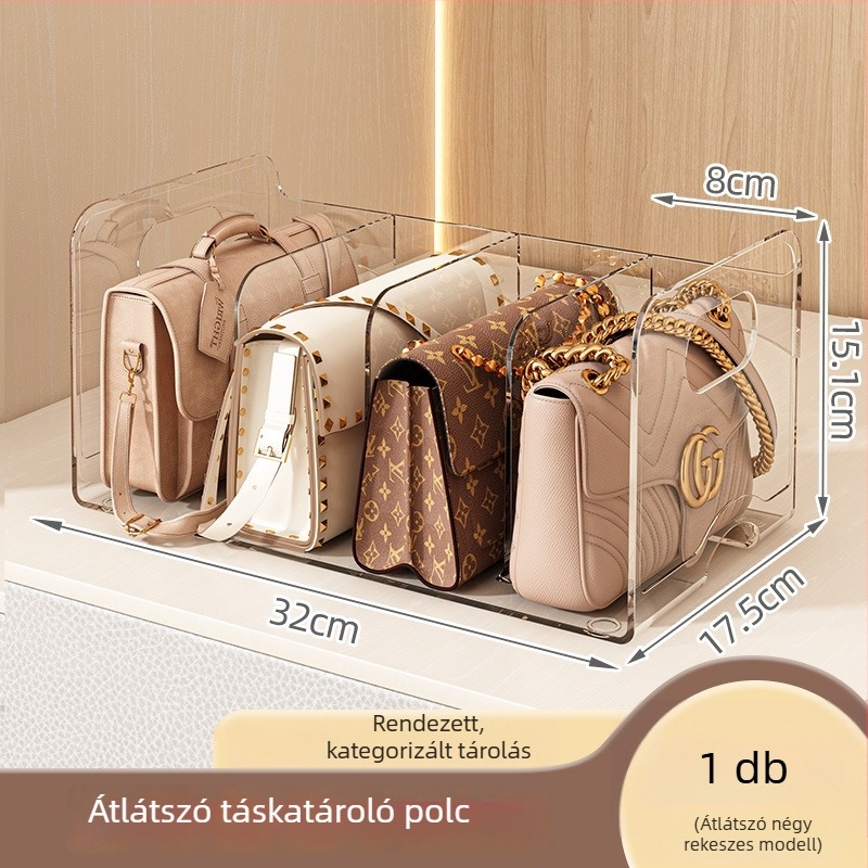 Mu Ming 4-sintes PET anyagú táskák tároló asztali használatra — modern minimalist dizájn, asztali rendező