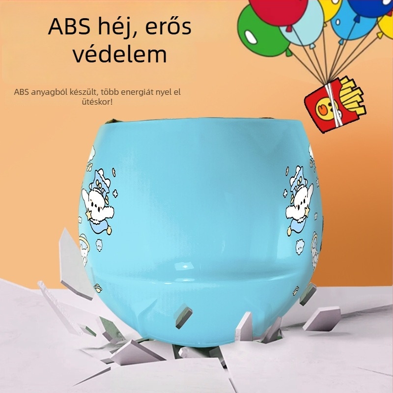 Téli gyermek sisak elektromos járművekhez – ABS, 3C tanúsított, 3/4 stílus, gyermekeknek