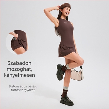 Női ujjatlan tenis mellény, gyorsan száradó, rugalmas nylon 84%, nyárra, tavaszra és őszre.